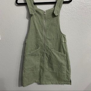 Wild Fable Olive Corduroy Jumper/Dress XS